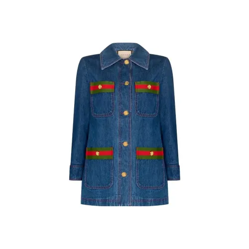 GUCCI Web stripe Denim Jacket
