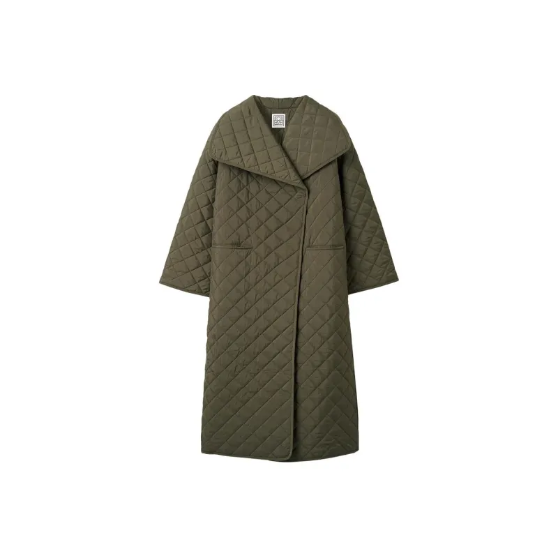 Toteme Diamond-quilted Recycled-polyester Coat-0
