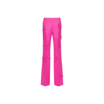Valentino Pink Pp Collection Casual Pants Women's Pink