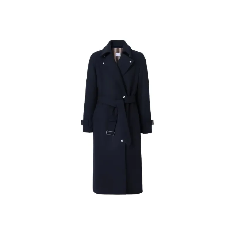 Burberry Trench Coat Women's Marine Blue-0