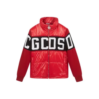 GCDS Puffer Jackets Women's Red
