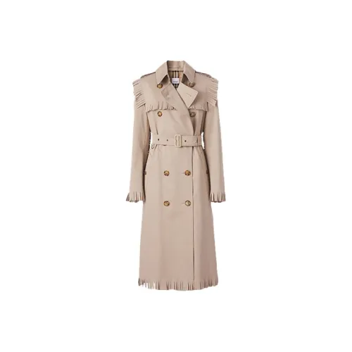 Burberry Trench Coat Women's Soft Yellow Brown