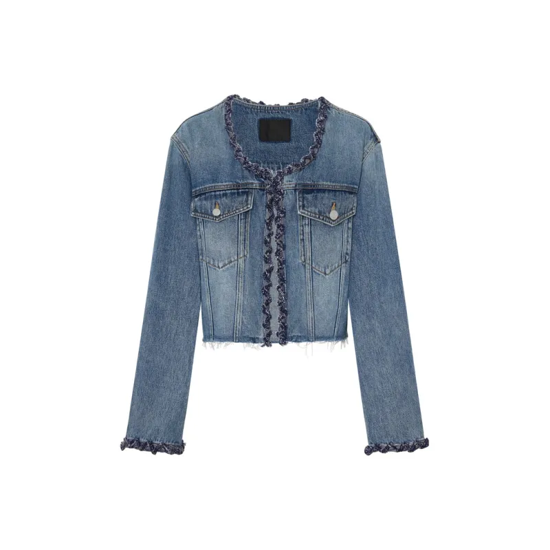 MOCO Denim Jacket Women's Denim Blue-0