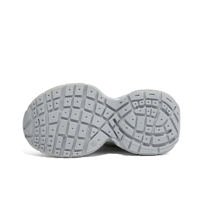 La Chapelle Wear resistant, Lightweight, Breathable, And Non slip. Low Top Chunky Sneakers Women's Gray-4