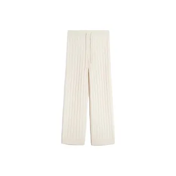 TOTEME Cable knit Straight leg Trousers