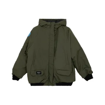 SUNSUNTOWN Puffer Jackets Women's Army Green