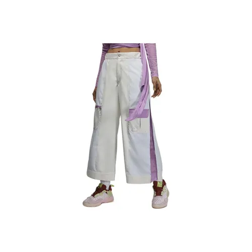 JORDAN Casual Pants Women's Phantom Gray White