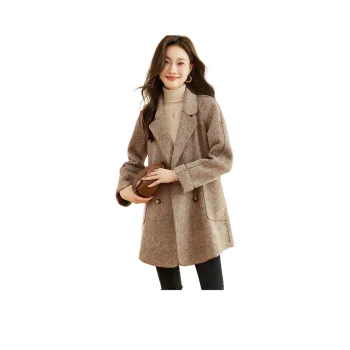 Still Quiet Coats Coat Women's Coffee Plaid