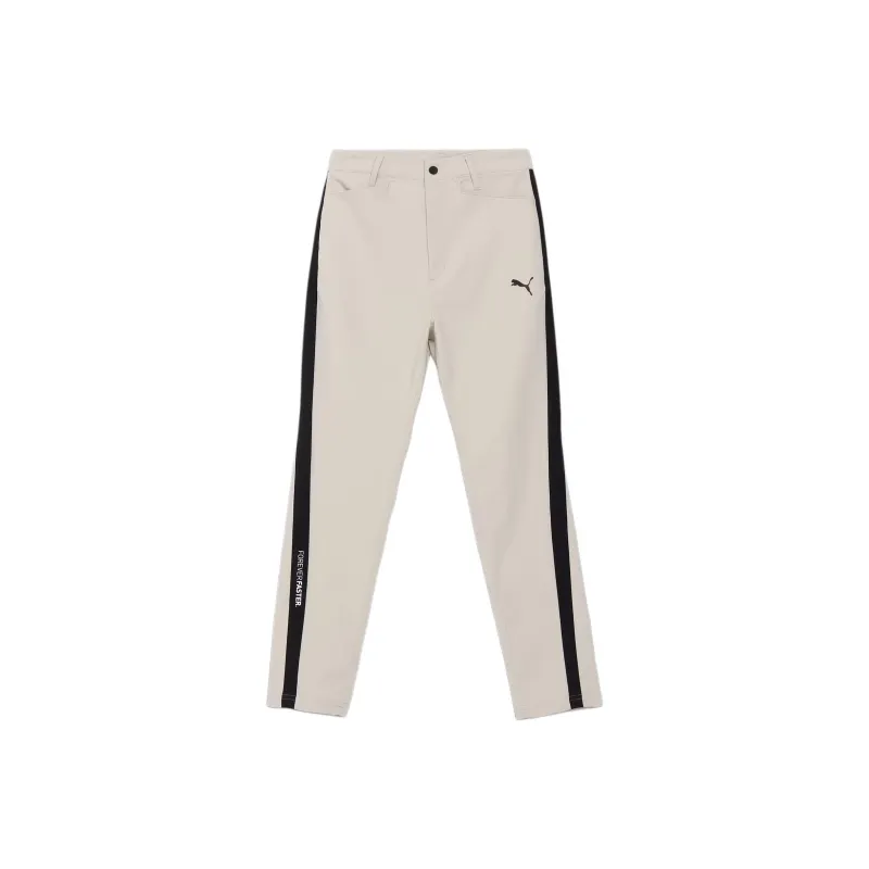 PUMA Pf stretch Diamond Rip Casual Pants Women's Ecru-0