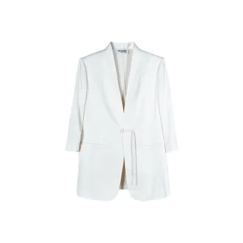 MISSSHINE Cropped Coats Women's Beige Apricot