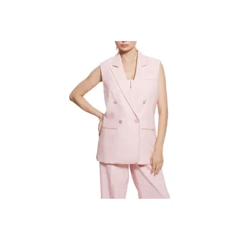 GUESS Vests Women's Pink