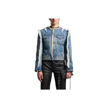 R13 SS24 Denim Jacket Women's Clinton Blue