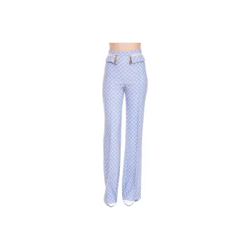 Elisabetta Franchi SS22 Casual Pants Women's Purple