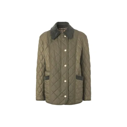 Burberry Puffer Jacket Women's Green
