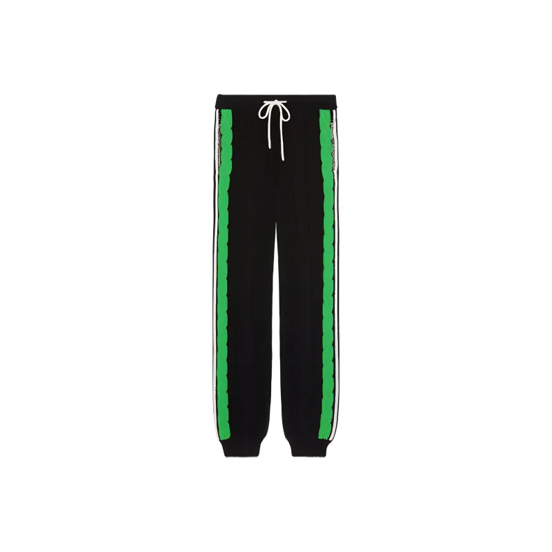 Adidas X GUCCI Casual Pants Women's Black-0