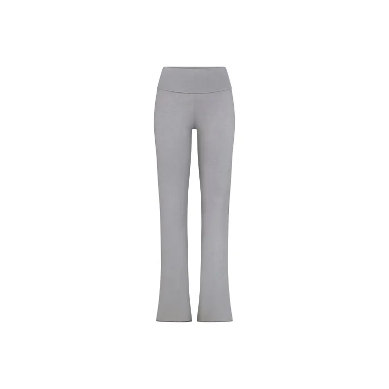 SKIMS COTTON JERSEY FOLDOVER PANT Casual Pants Women's PACIFIC/Pacific Blue-0