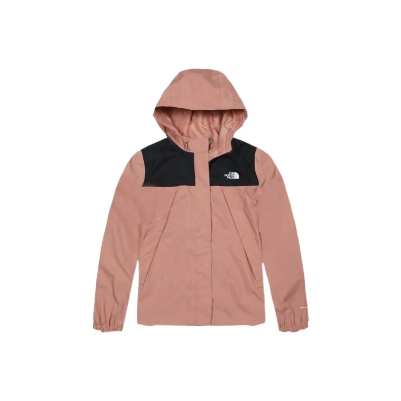 THE NORTH FACE Outdoor Hiking Waterproof And Windproof To Keep Warm Windbreaker Jacket Women's Pink-0