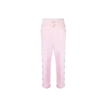 BALMAIN Knitted Sweatpants Women's Pink