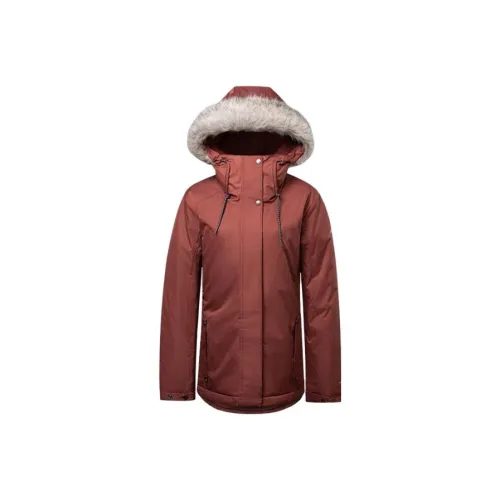 Columbia Puffer Jacket Women's Maroon