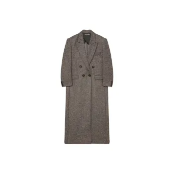 Stella McCartney Double-Breasted Straight Hem Coat