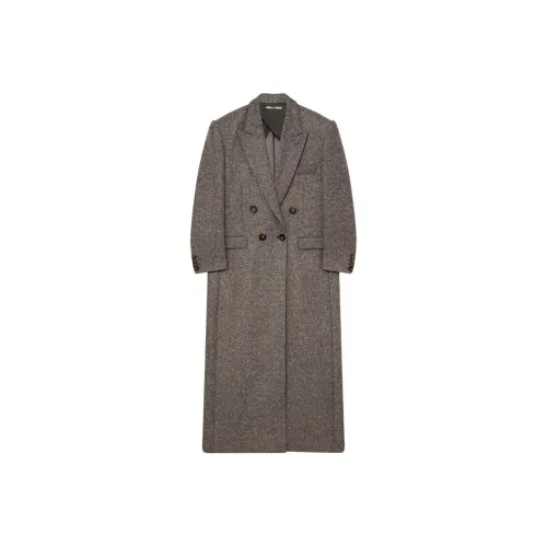 Stella Blouse Double-Breasted Straight Hem Coat