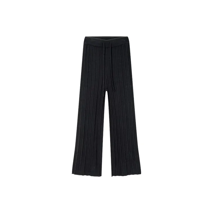 DKNY FW22 Straight Pants Women's Black-0