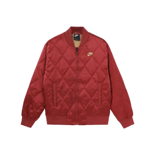 Nike Puffer Jackets Women's Fir Wood Red