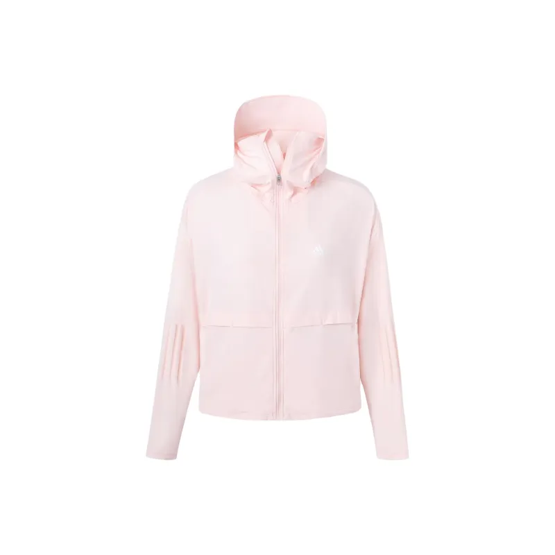 Adidas Dust Resistant Windproof Sun Protection Clothing Women's Pink-0