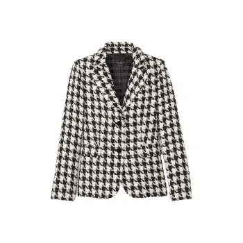 Kate Spade Avery Houndstooth Blazer