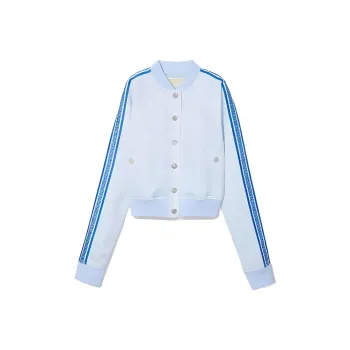 MICHAEL KORS Baseball Jacket Women's Lake Blue