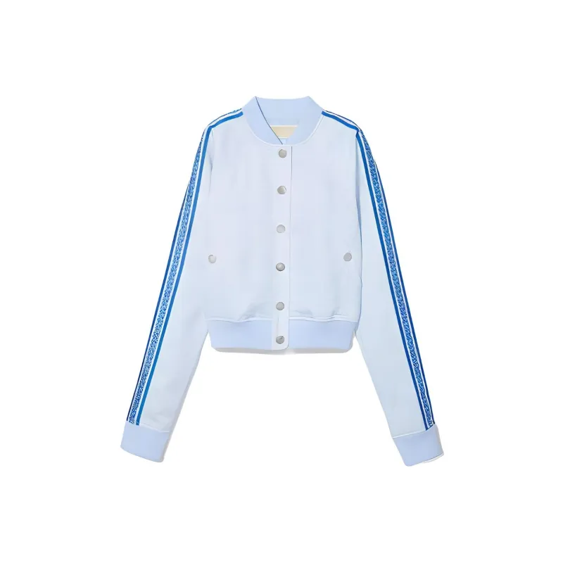 MICHAEL KORS Baseball Jacket Women's Lake Blue-0