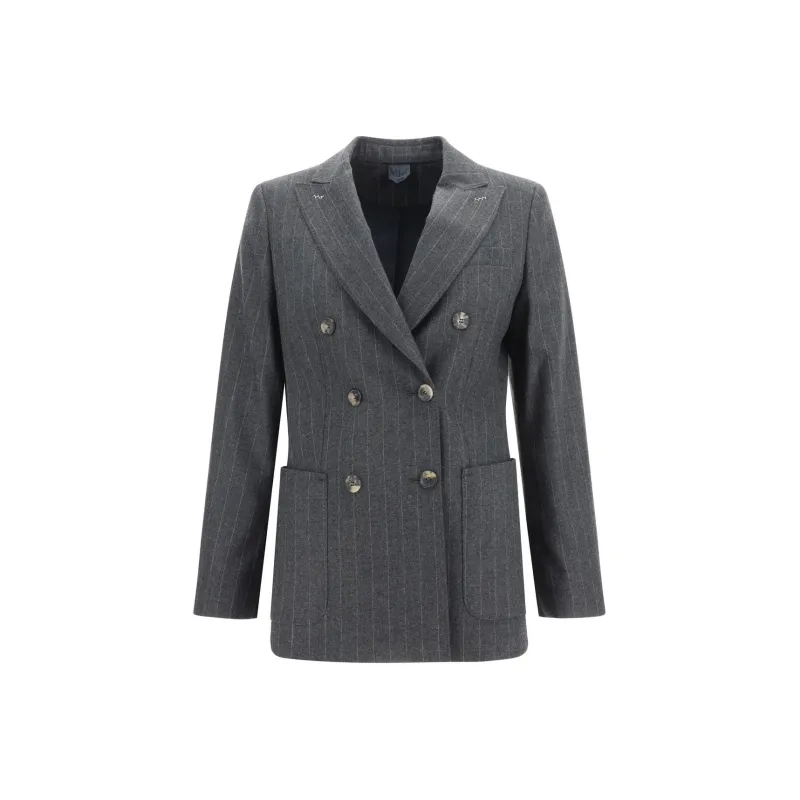 MaxMara Business Suit Women's Gray-0