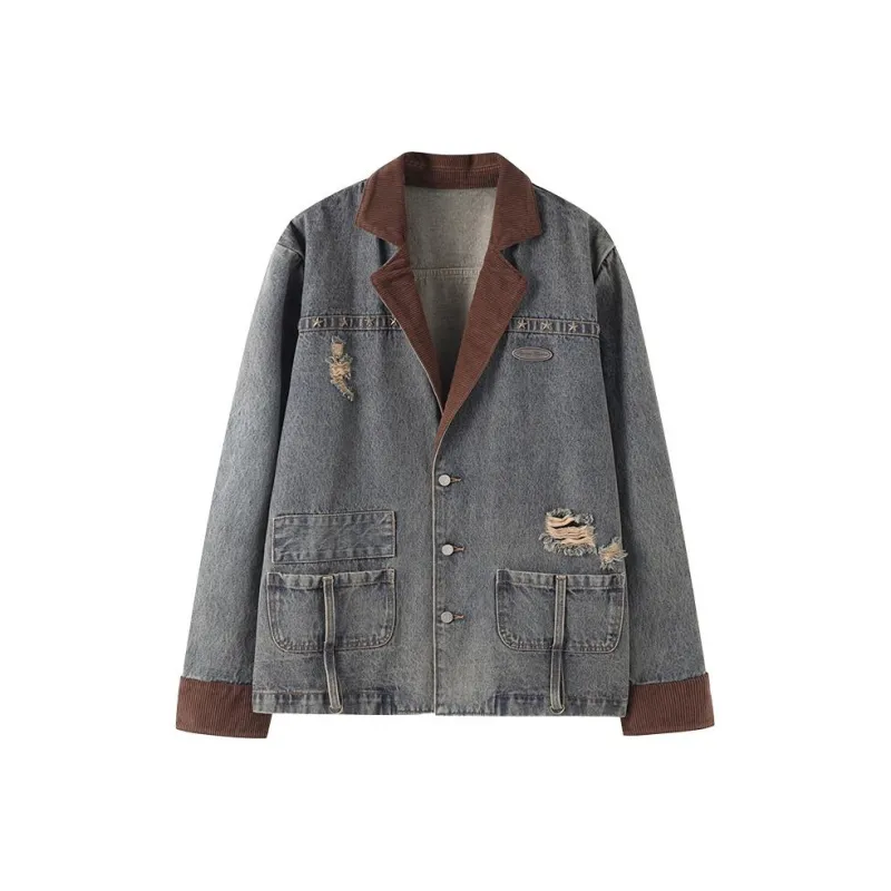 ANDN Denim Jacket Women's Denim Blue-0