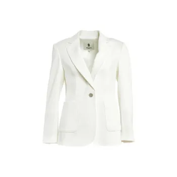 BESIONIA SS24 Business Suits Coats Women's White