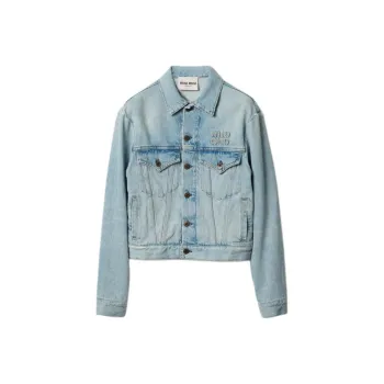 MIU MIU Button Up Denim Jacket