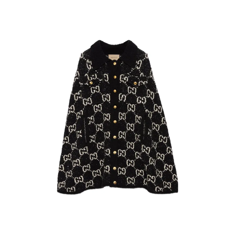 GUCCI FW22 Cloaks Women's Black-0