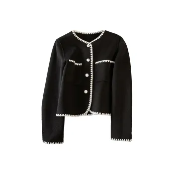 Cypress House Cropped Coats Women's Black