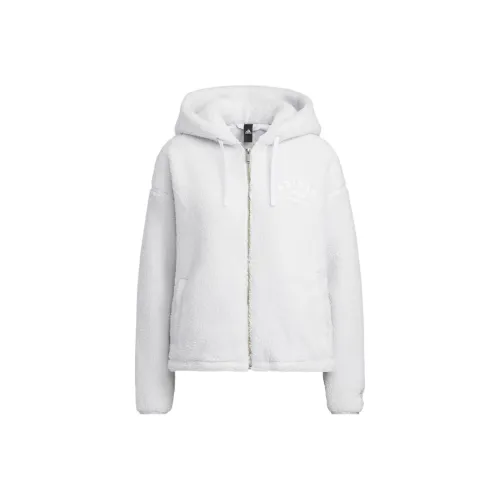 Adidas Velvet-feel Coat Women's Symbol Gray
