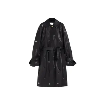 SportMax Leather Jackets Women's Black