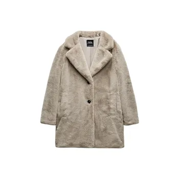 ZARA Coats Women's Gray