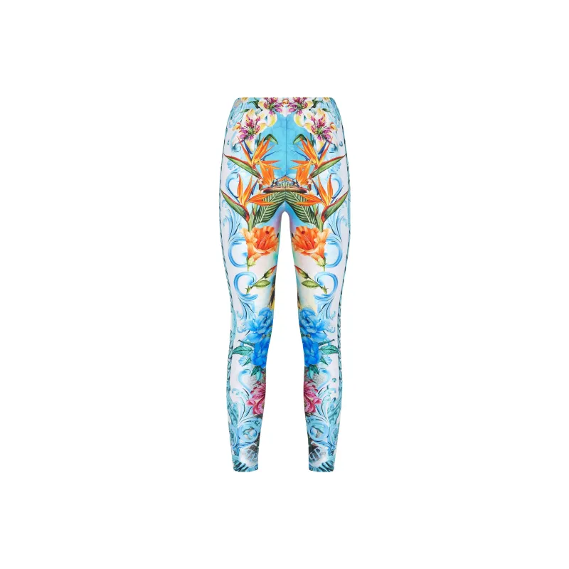 PHILIPP PLEIN Hawaii Graphic print Leggings-0