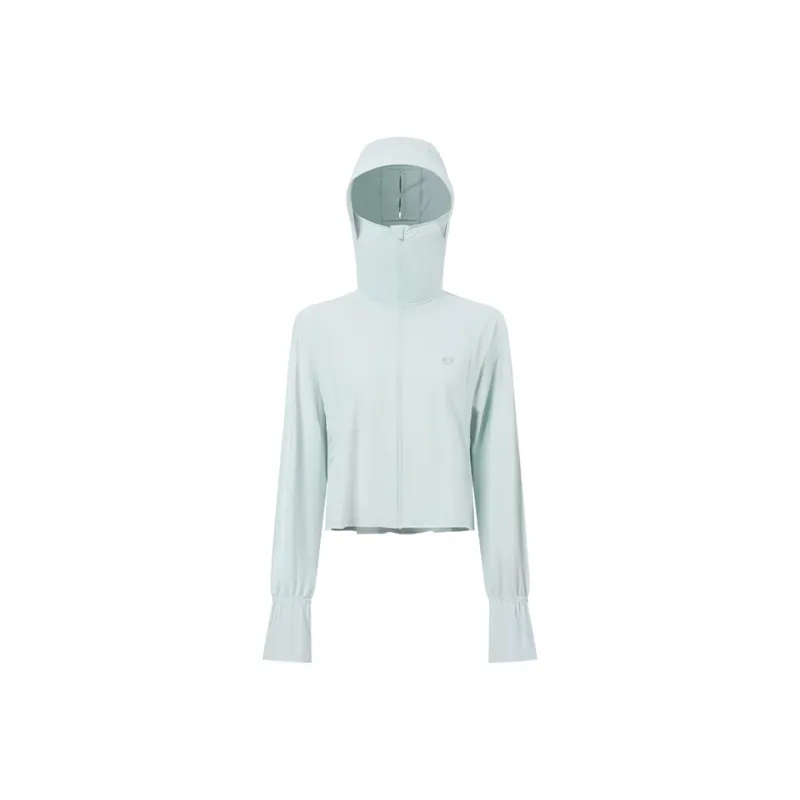 XTEP UV Protection Sun Protection Clothing Women's Ice Pink Blue-0