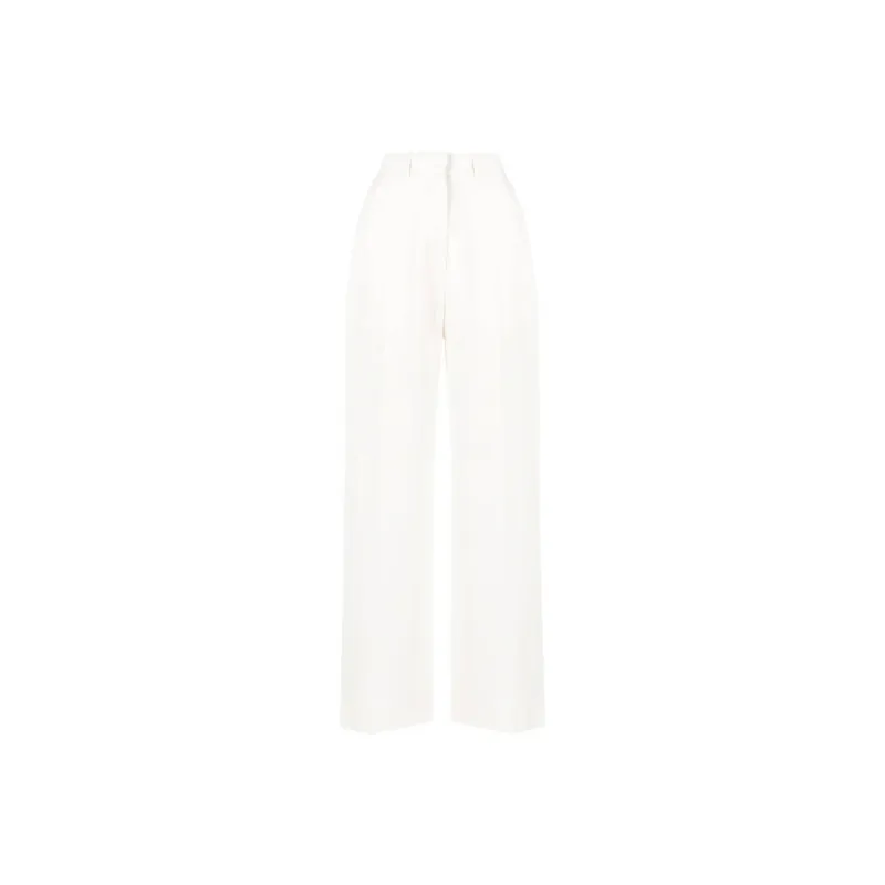 CASABLANCA High Waist Wide Leg Trousers-0