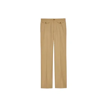 GUCCI SS22 Casual Pants Women's Light Brown