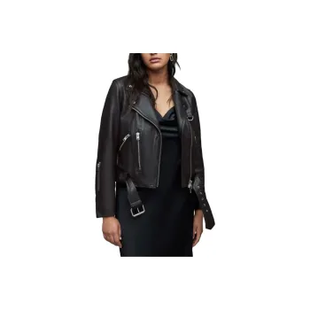 ALLSAINTS Leather Jackets Women's Black