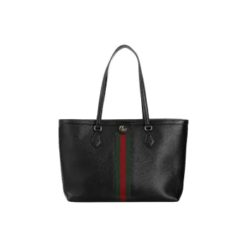 GUCCI Ophidia Calfskin Tote Bag, Shopping Bag, Shoulder Bag Women's Black