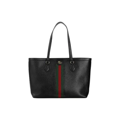 GUCCI Ophidia Calfskin Tote Bag, Shopping Bag, Shoulder Bag Women's Black