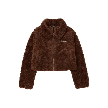 Nerdy Velvet Jackets Women's Brown