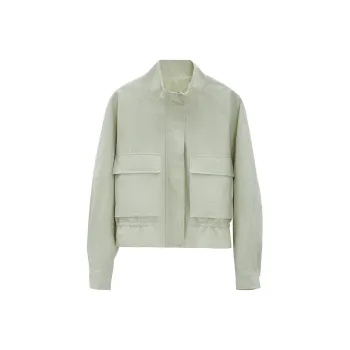Fstudio Cropped Workwear Coat Women's Green