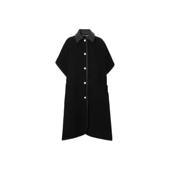 Burberry Cloaks Women's Black